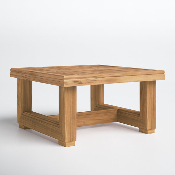 Joss & Main Melrose Teak Outdoor Side Table & Reviews | Wayfair